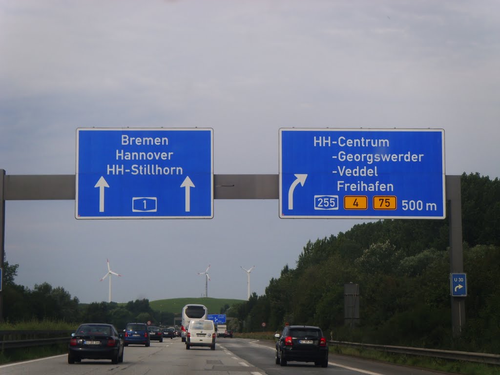 Autobahnschild Deutschland