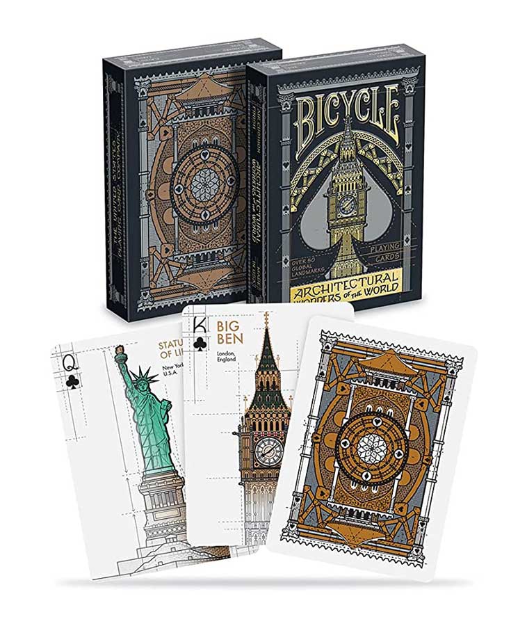 Bicycle Playing Cards – Architectural Wonders of the World