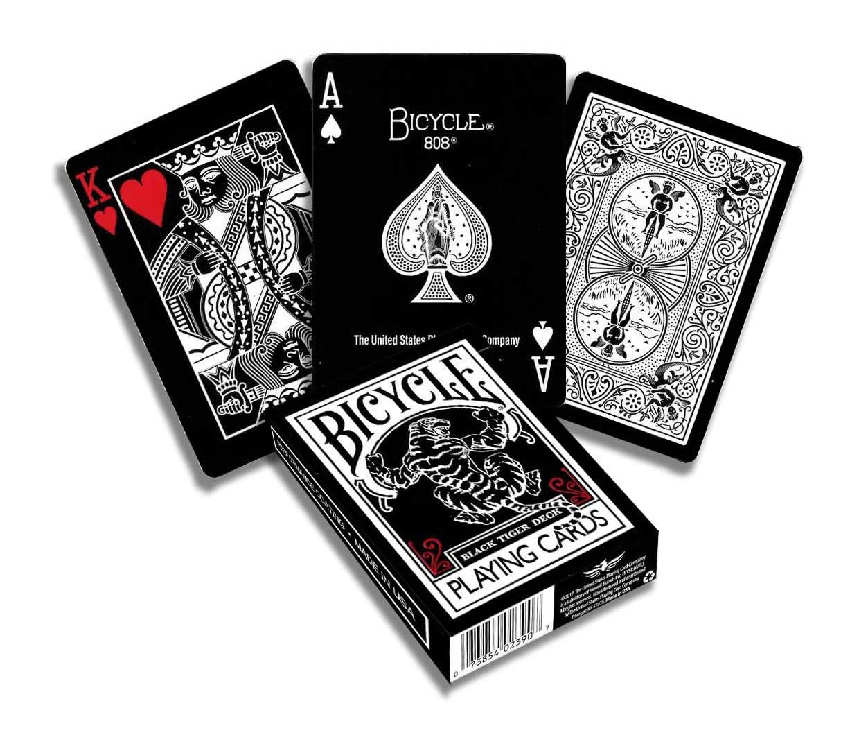 Bicycle Playing Cards –  Black Tiger Deck